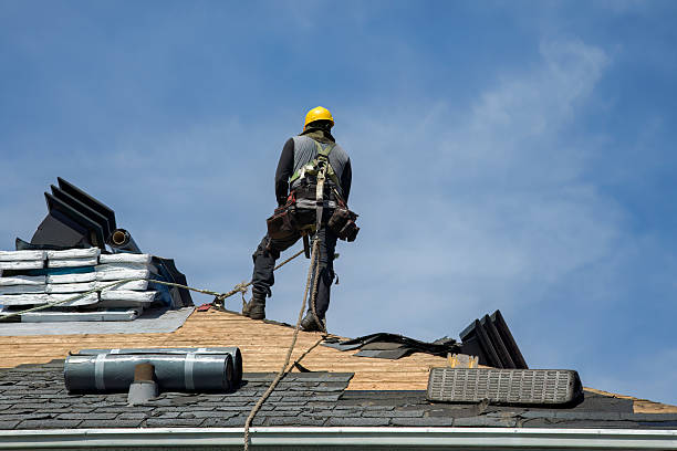 Professional Roofing technician working in Melvin Village, NH